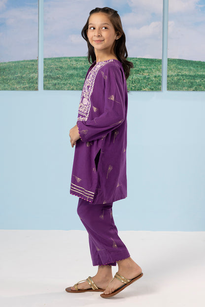 Embroidered Kurta Trouser - 2201
