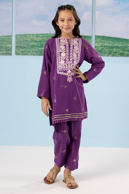 Embroidered Kurta Trouser - 2201