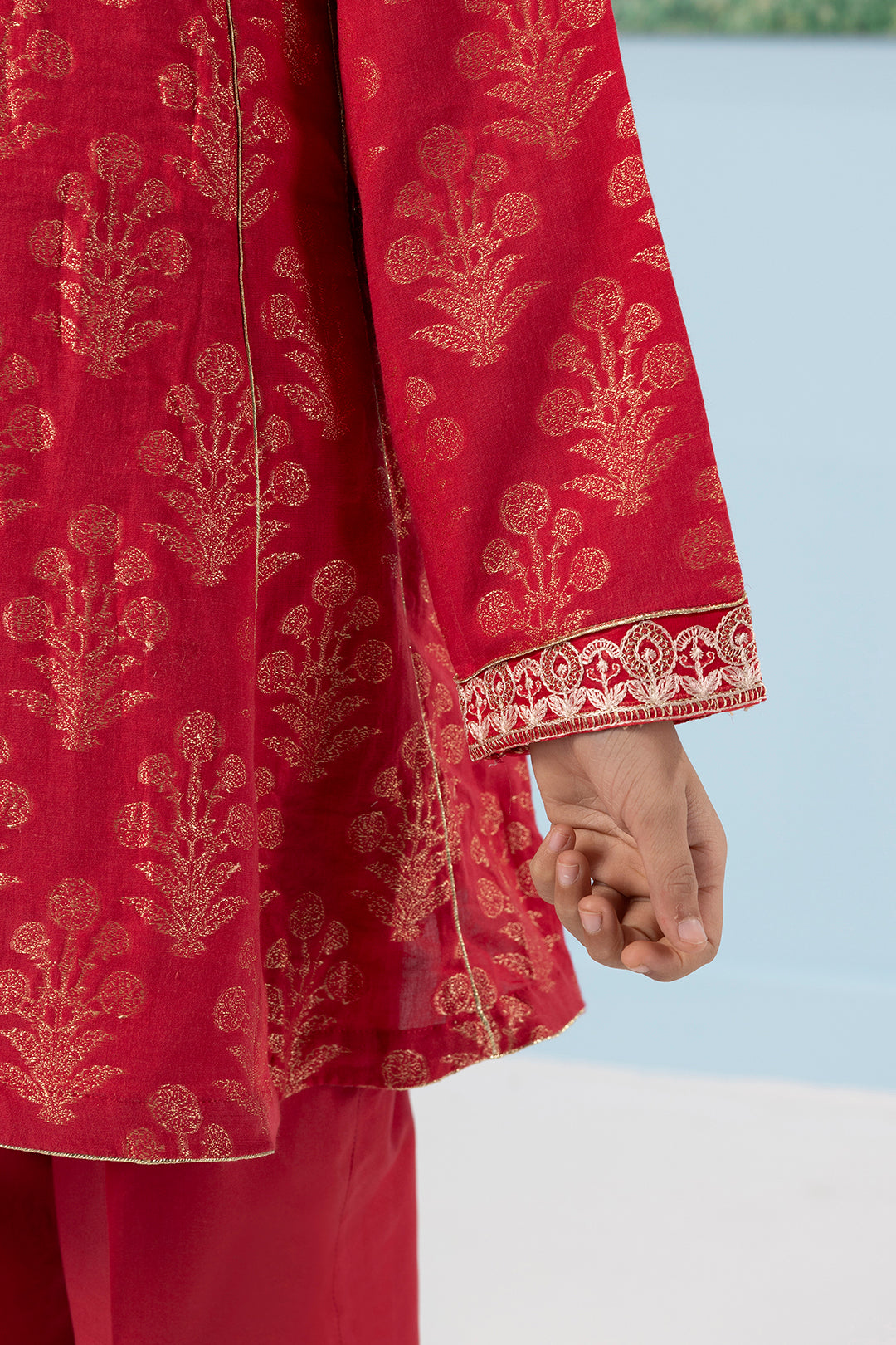 Embroidered Kurta Trouser - 2202