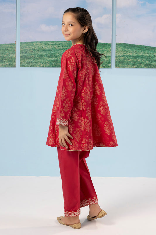 Embroidered Kurta Trouser - 2202