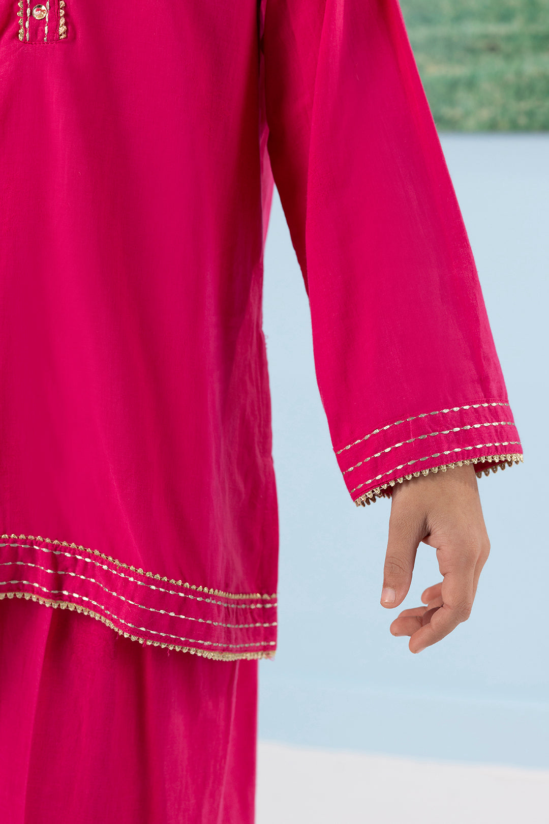 Embroidered Kurta Trouser - 2204