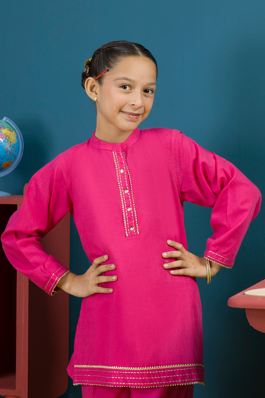 Embroidered Kurta Trouser - 2204