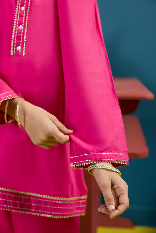 Embroidered Kurta Trouser - 2204