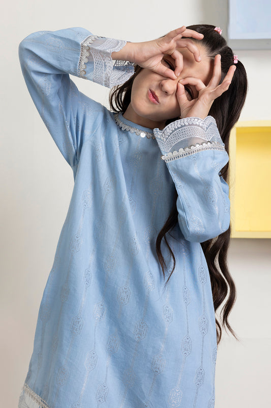 Embroidered Kurta Trouser - 2207