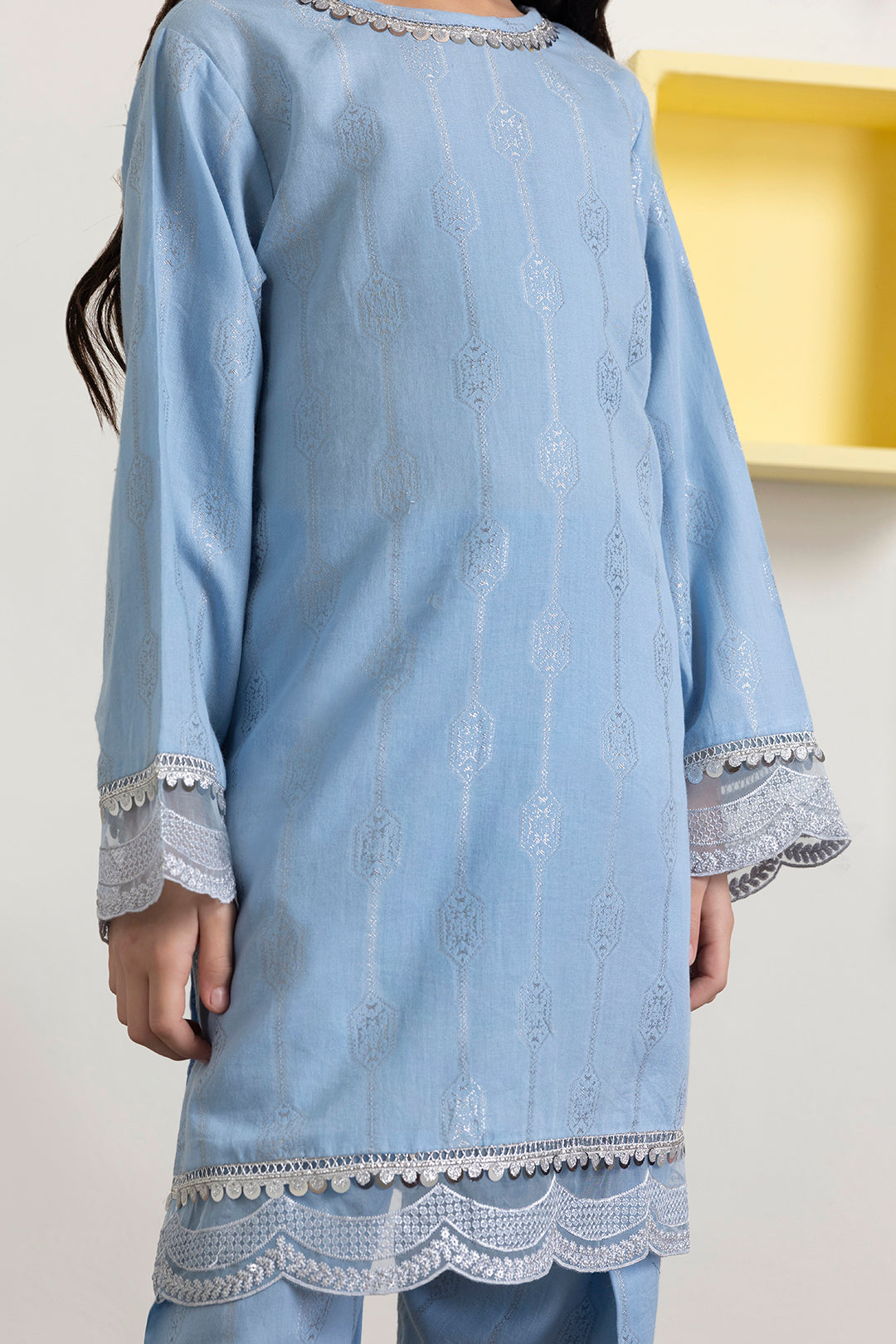 Embroidered Kurta Trouser - 2207