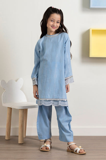 Embroidered Kurta Trouser - 2207