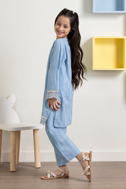 Embroidered Kurta Trouser - 2207