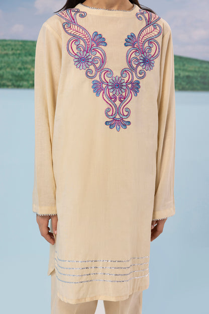 Embroidered Kurta Trouser - 2208
