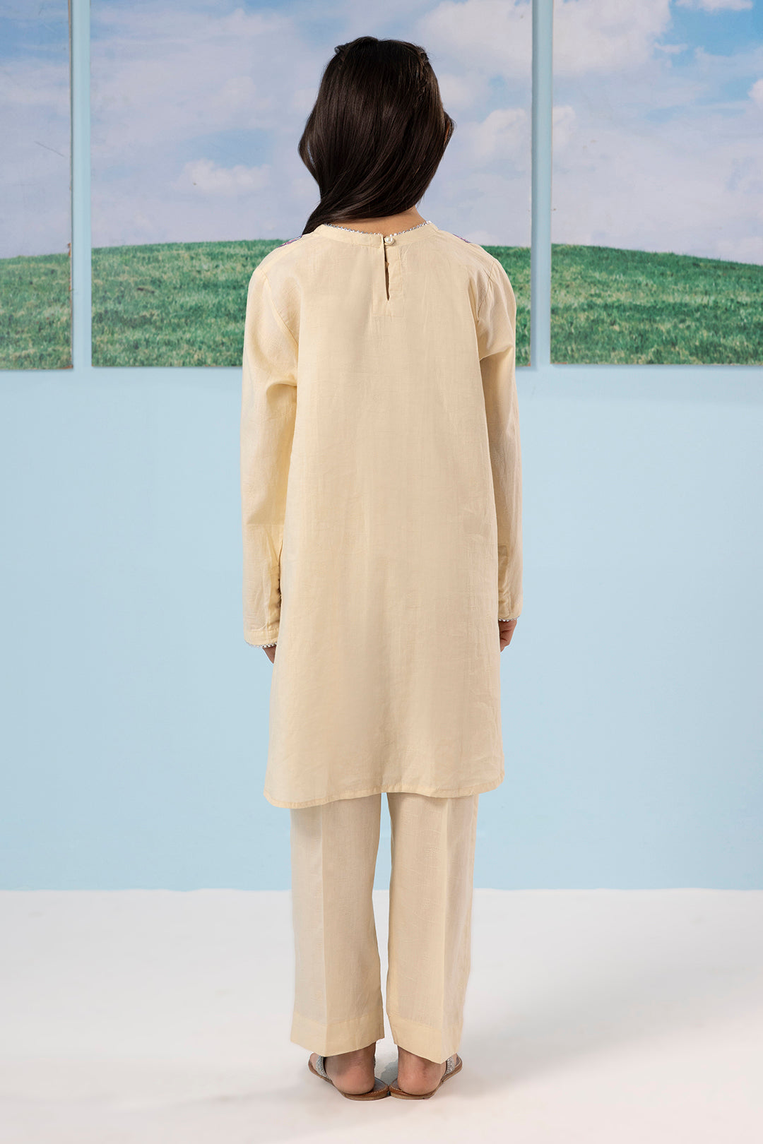 Embroidered Kurta Trouser - 2208