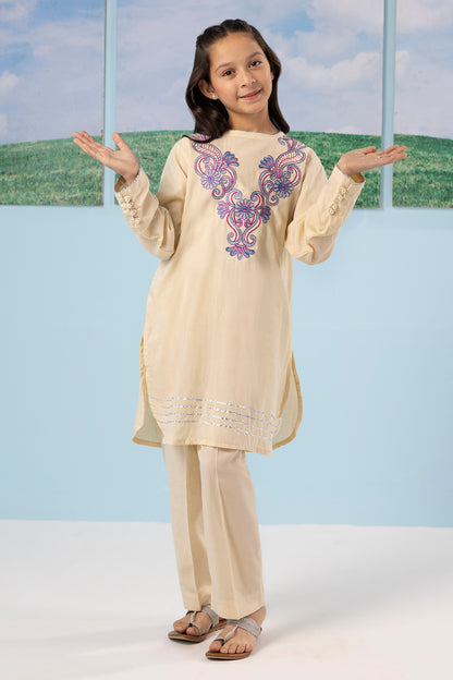 Embroidered Kurta Trouser - 2208