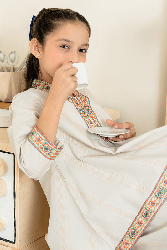 Embroidered Kurta Trouser - 2218