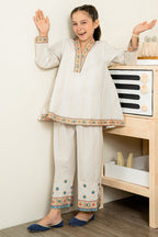 Embroidered Kurta Trouser - 2218