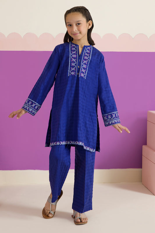Embroidered Kurta Trouser - 2232
