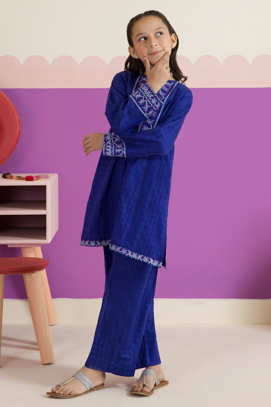 Embroidered Kurta Trouser - 2232