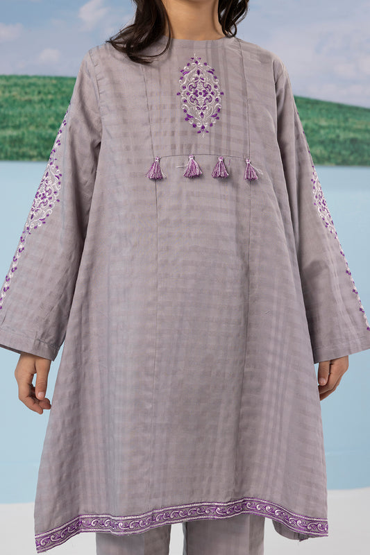 Embroidered Kurta Trouser - 2233