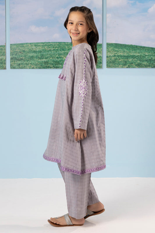 Embroidered Kurta Trouser - 2233