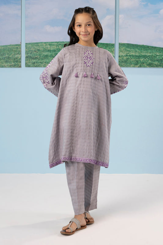 Embroidered Kurta Trouser - 2233