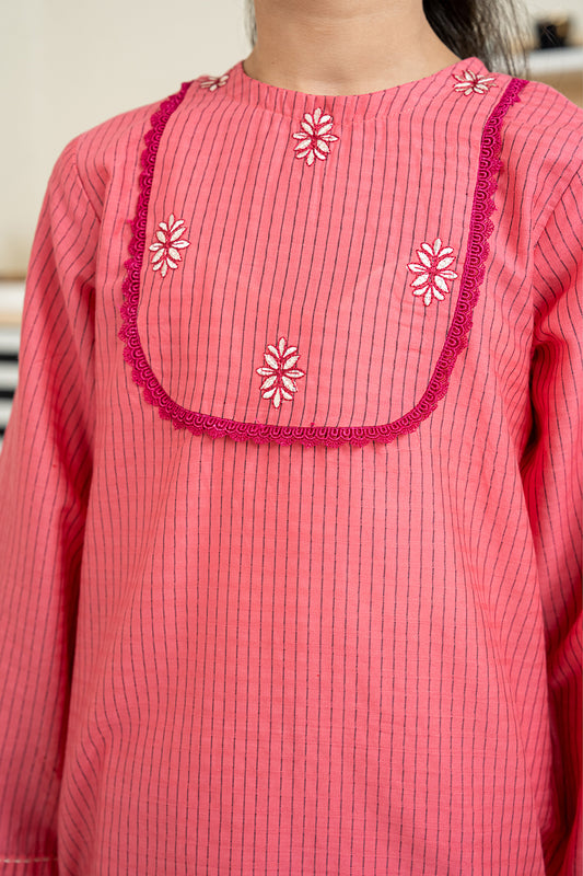 Embroidered Kurta Trouser - 2245