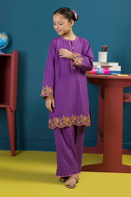 Embroidered Kurta Trouser - 2252