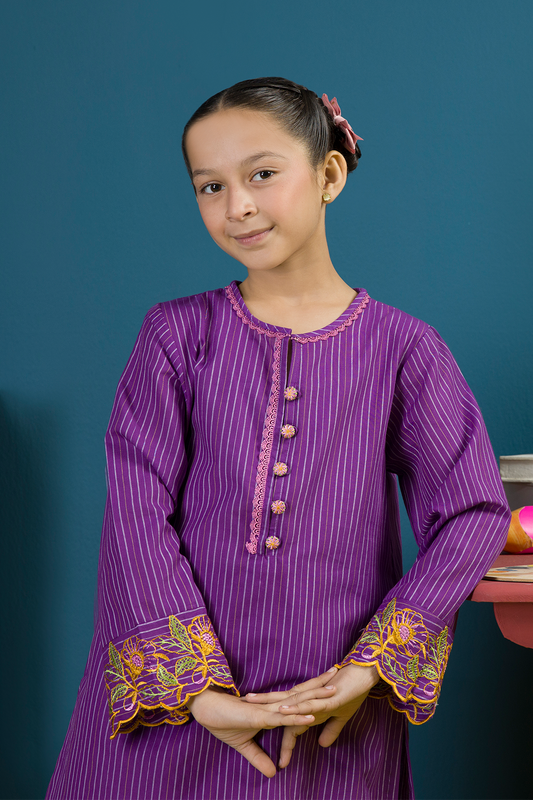Embroidered Kurta Trouser - 2252