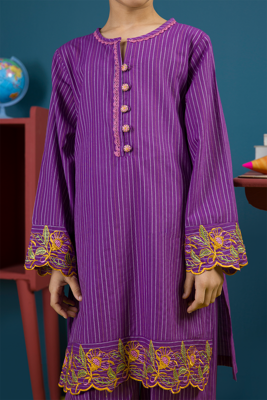 Embroidered Kurta Trouser - 2252