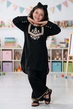 Embroidered Kurta Trouser - 2339