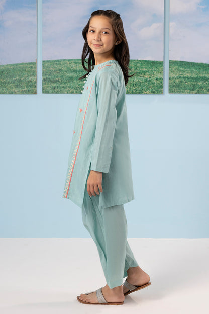 Embroidered Kurta Trouser - 2341