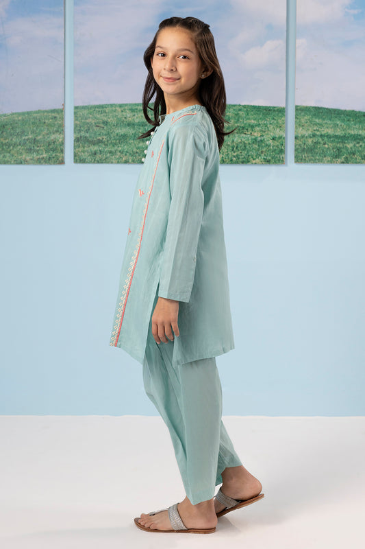 Embroidered Kurta Trouser - 2341