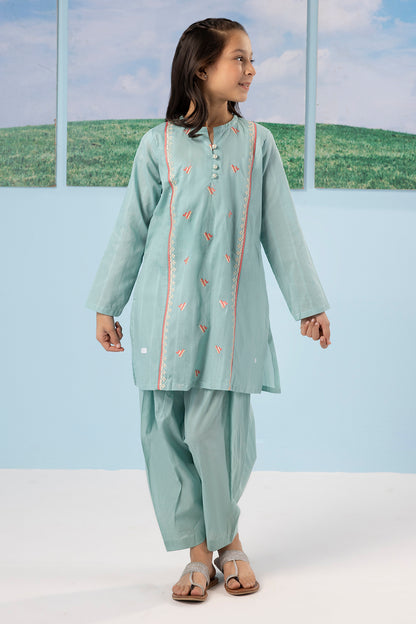 Embroidered Kurta Trouser - 2341