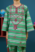 Embroidered Kurta Trouser - 2343