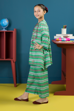 Embroidered Kurta Trouser - 2343