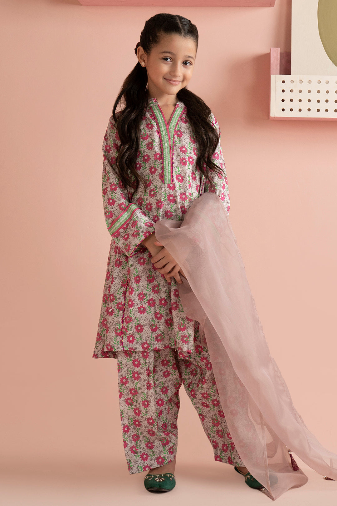 Kurta Dupatta Trouser - 3195