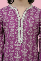 Embroidered Kurta Trouser - 2419
