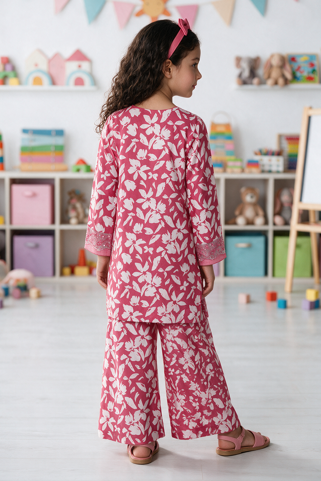 Embroidered Kurta Trouser - 2470