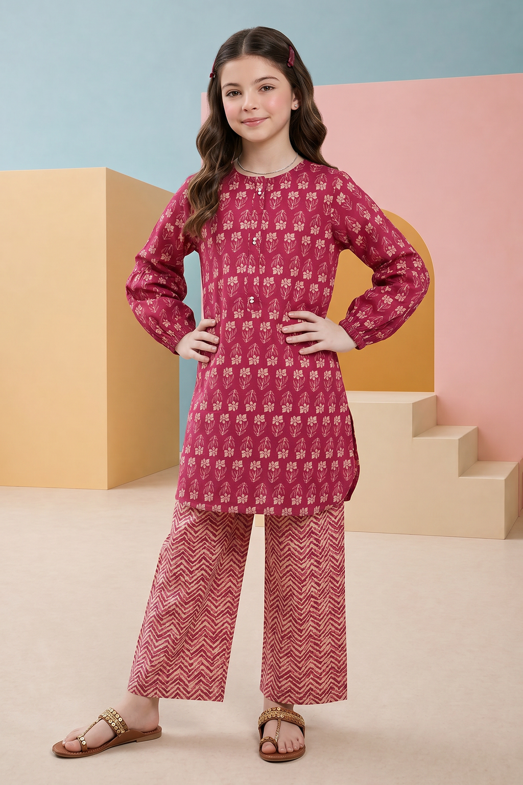 Kurta Trouser - 2525