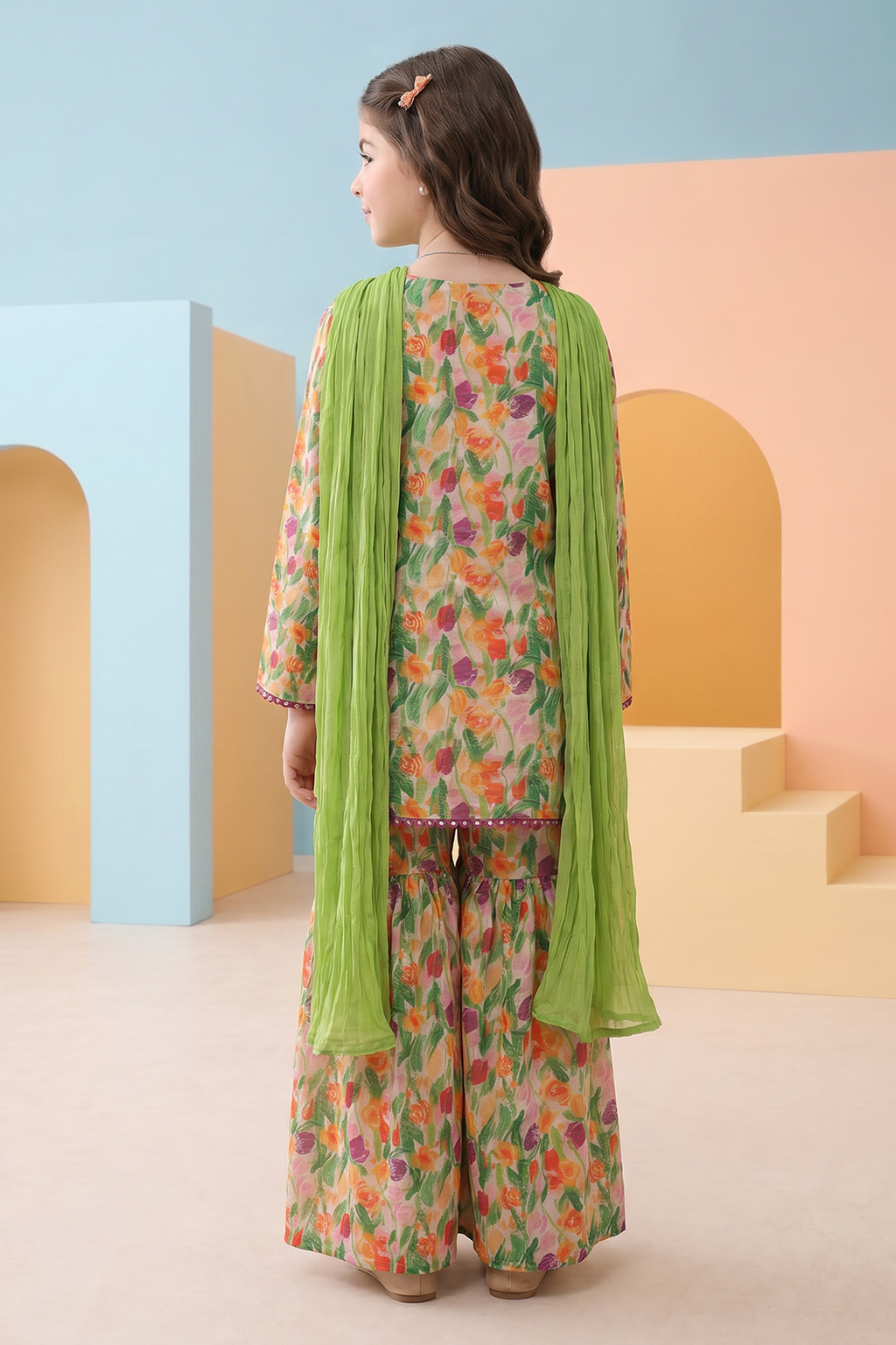 Kurta Dupatta Trouser - 3421