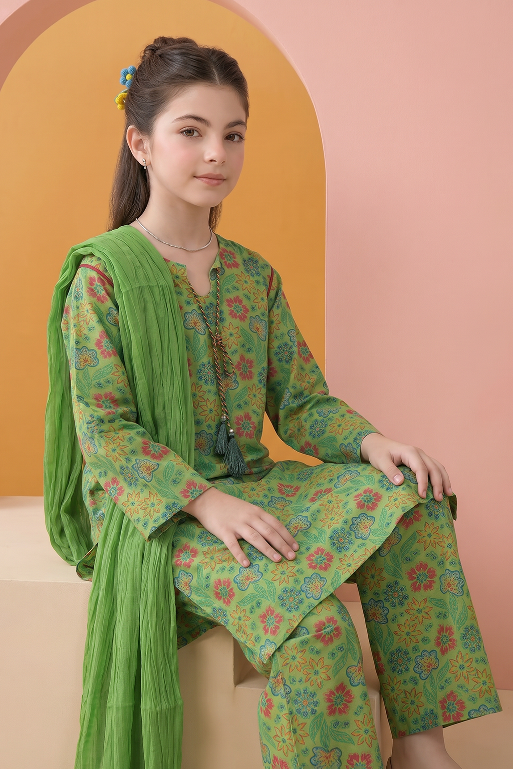 Kurta Dupatta Trouser - 3422
