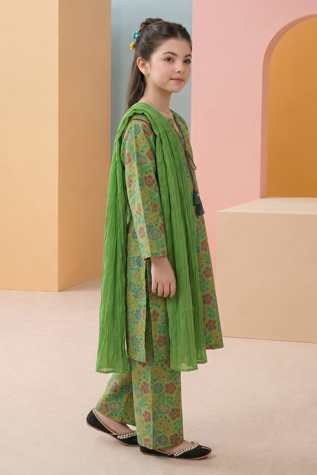Kurta Dupatta Trouser - 3422