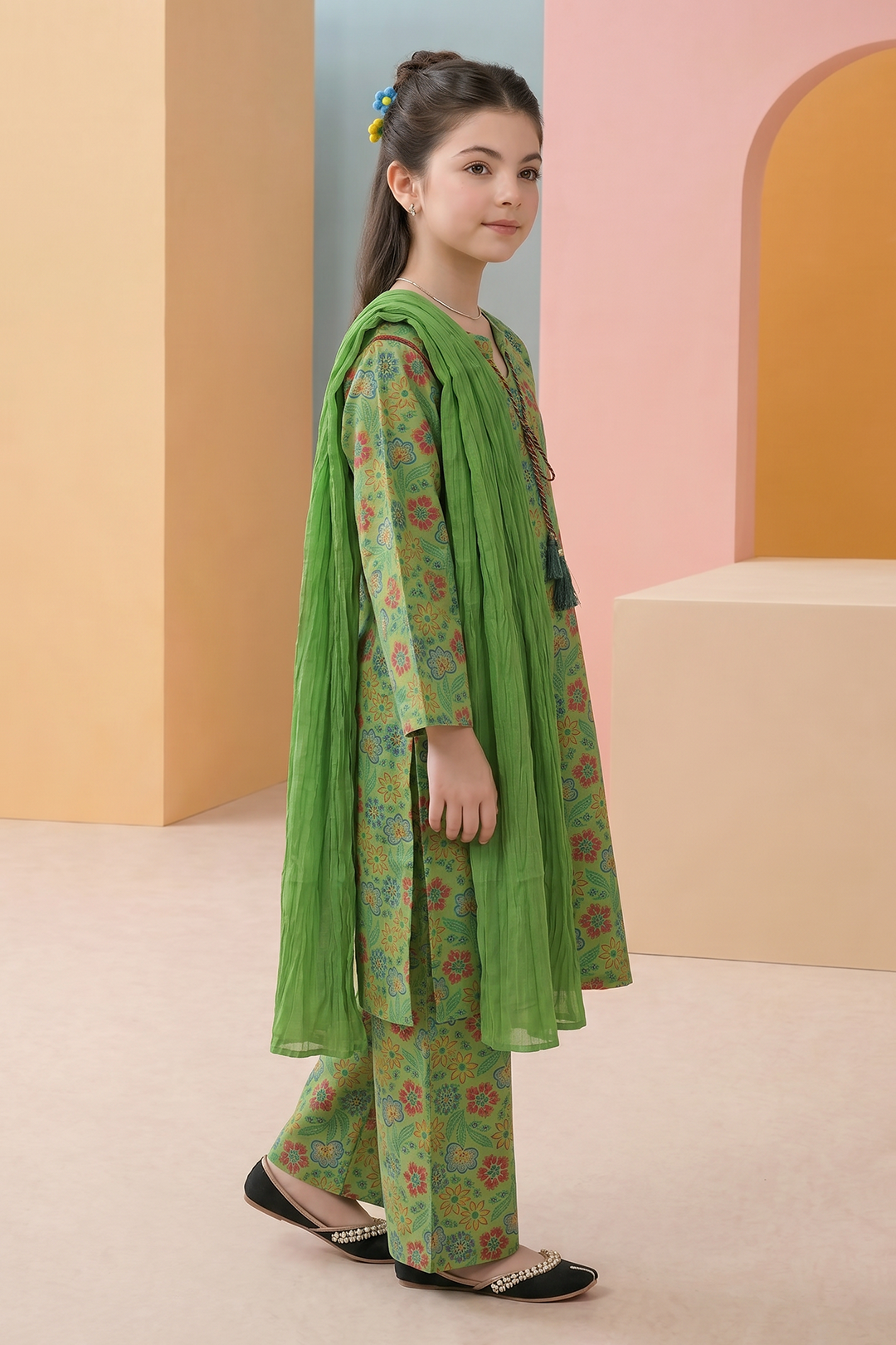 Kurta Dupatta Trouser - 3422