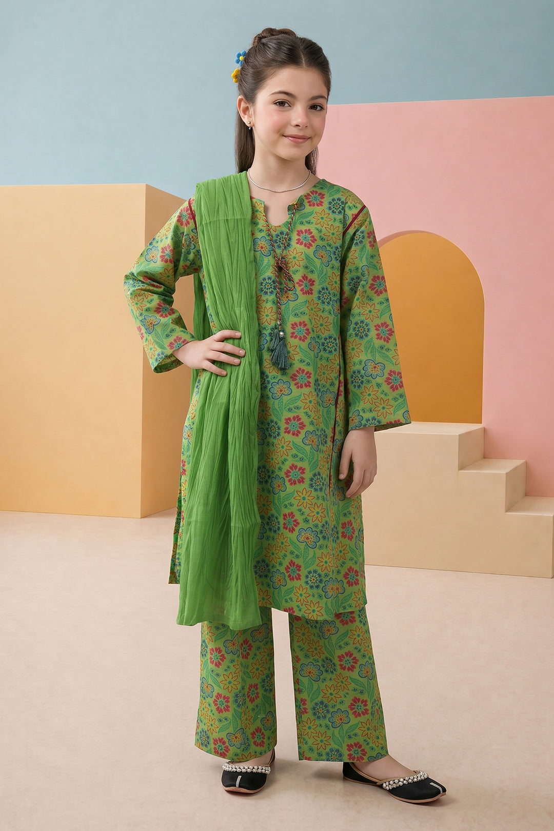Kurta Dupatta Trouser - 3422