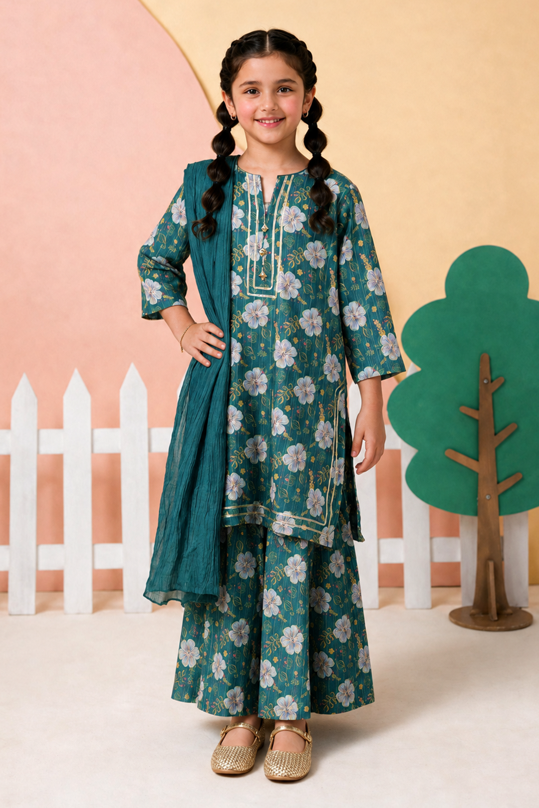 Kurta Dupatta Trouser - 3424