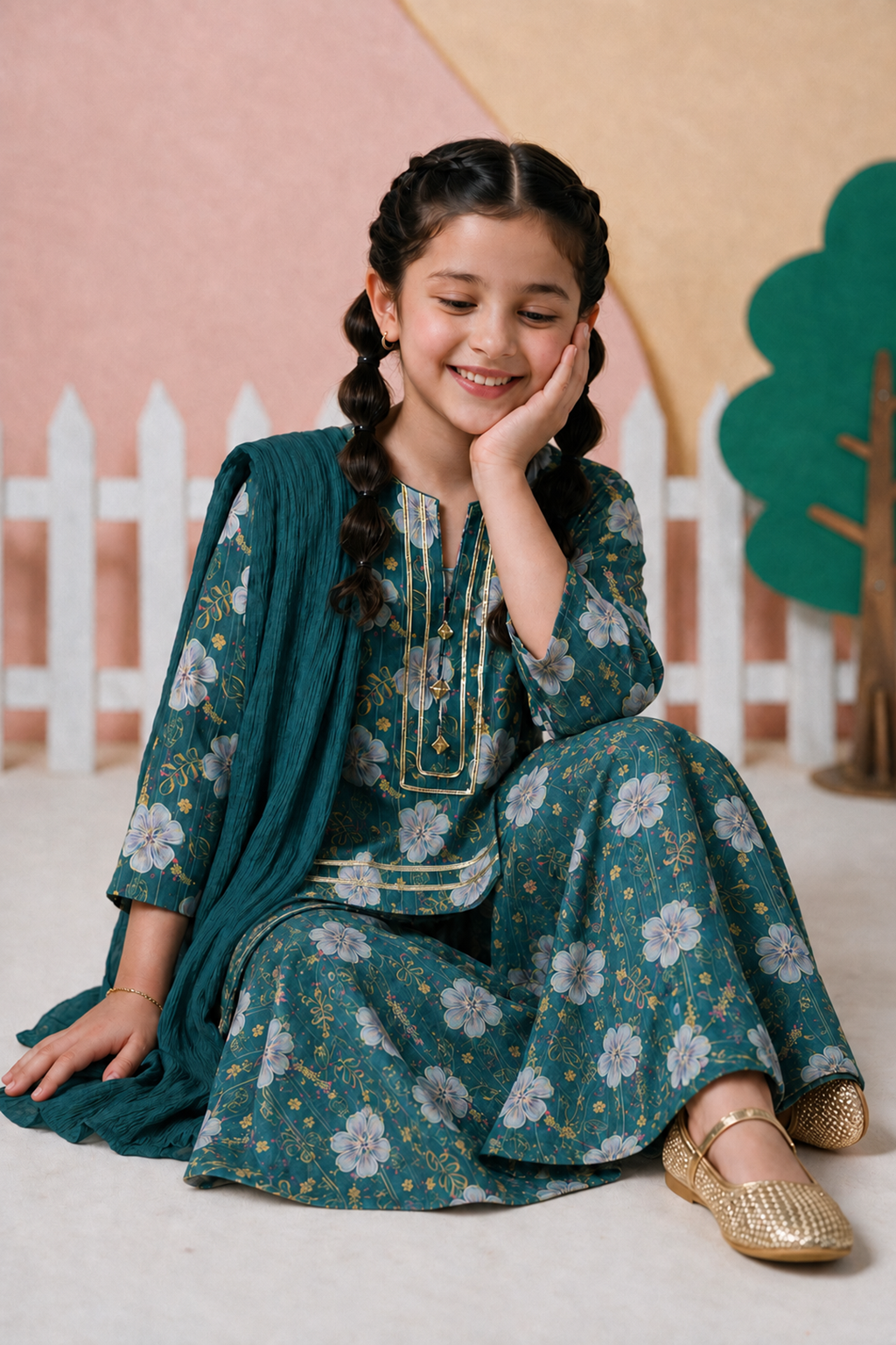 Kurta Dupatta Trouser - 3424