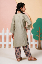 Embroidered Kurta Dupatta Trouser - 3427