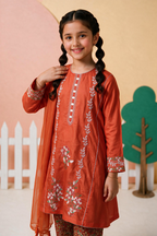 Embroidered Kurta Dupatta Trouser - 3428
