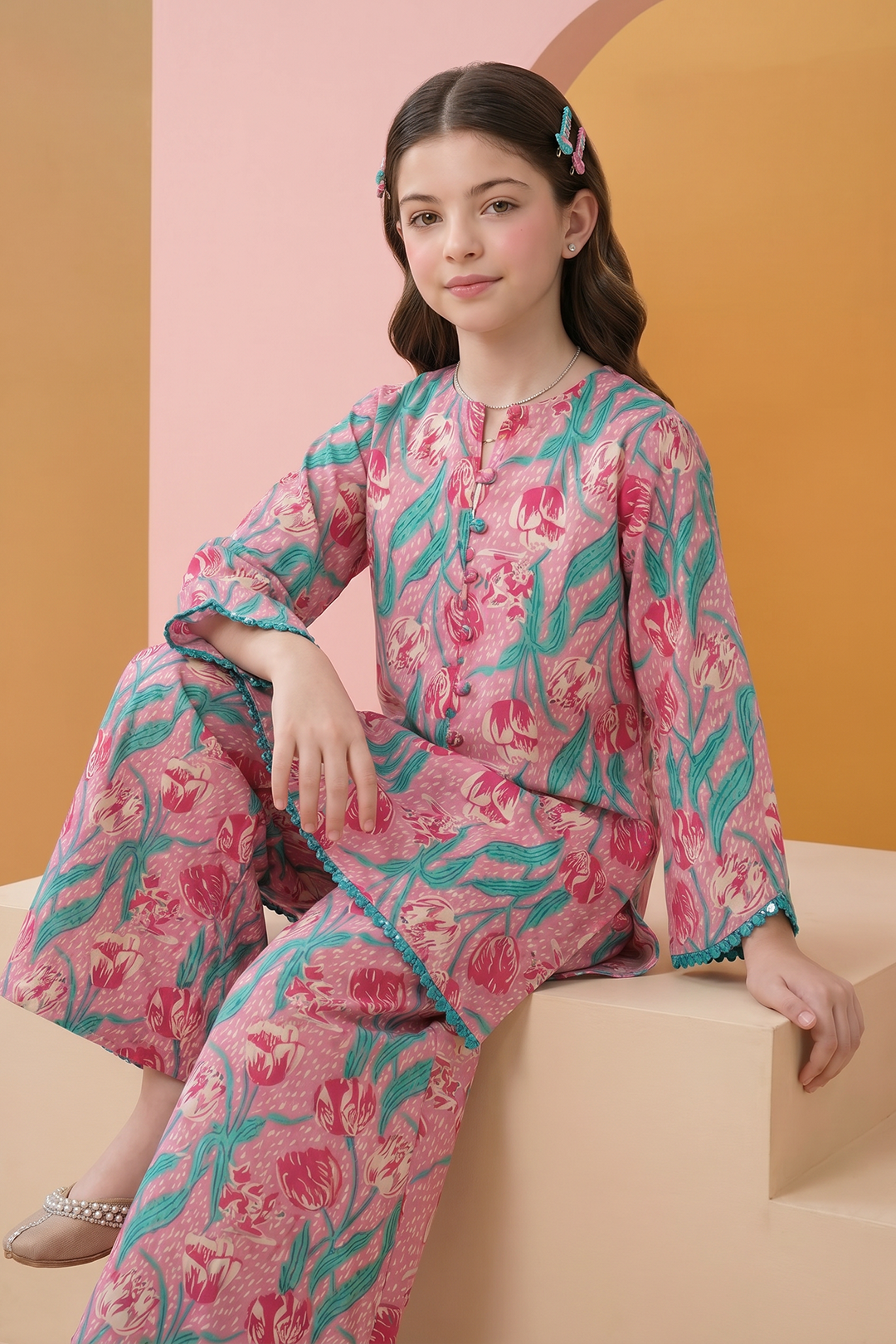 Kurta Dupatta Trouser - 3480