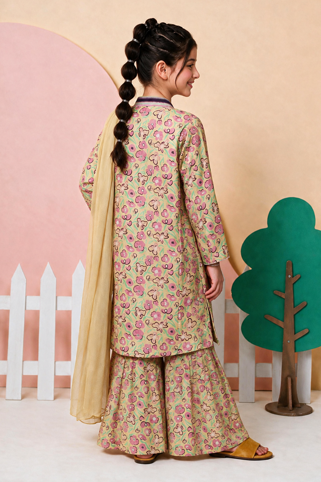 Kurta Dupatta Trouser - 3484