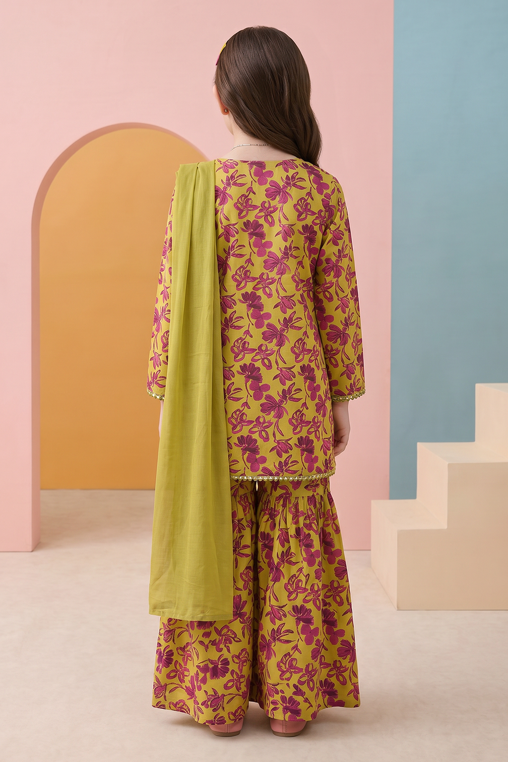 Kurta Dupatta Trouser - 3485