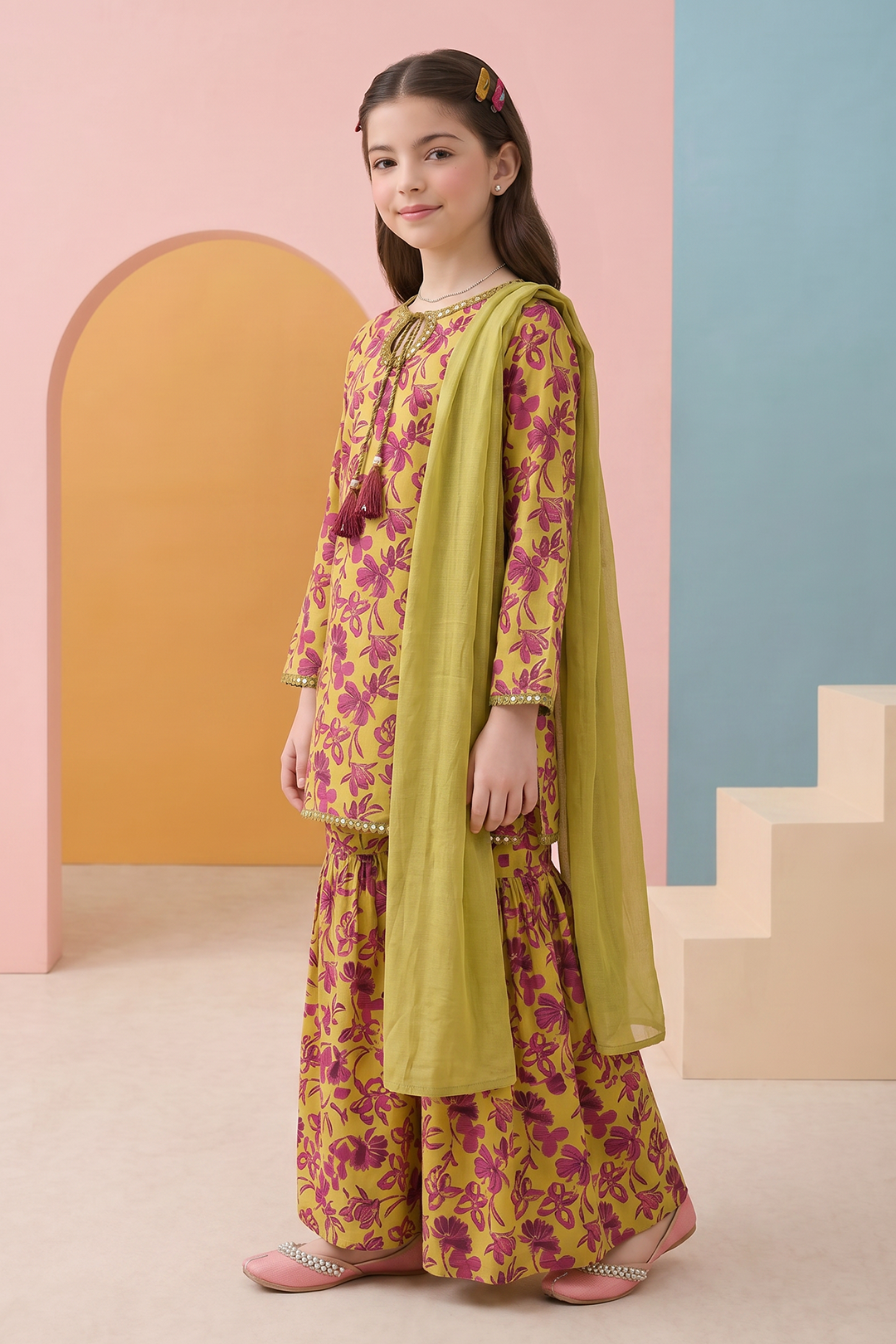 Kurta Dupatta Trouser - 3485