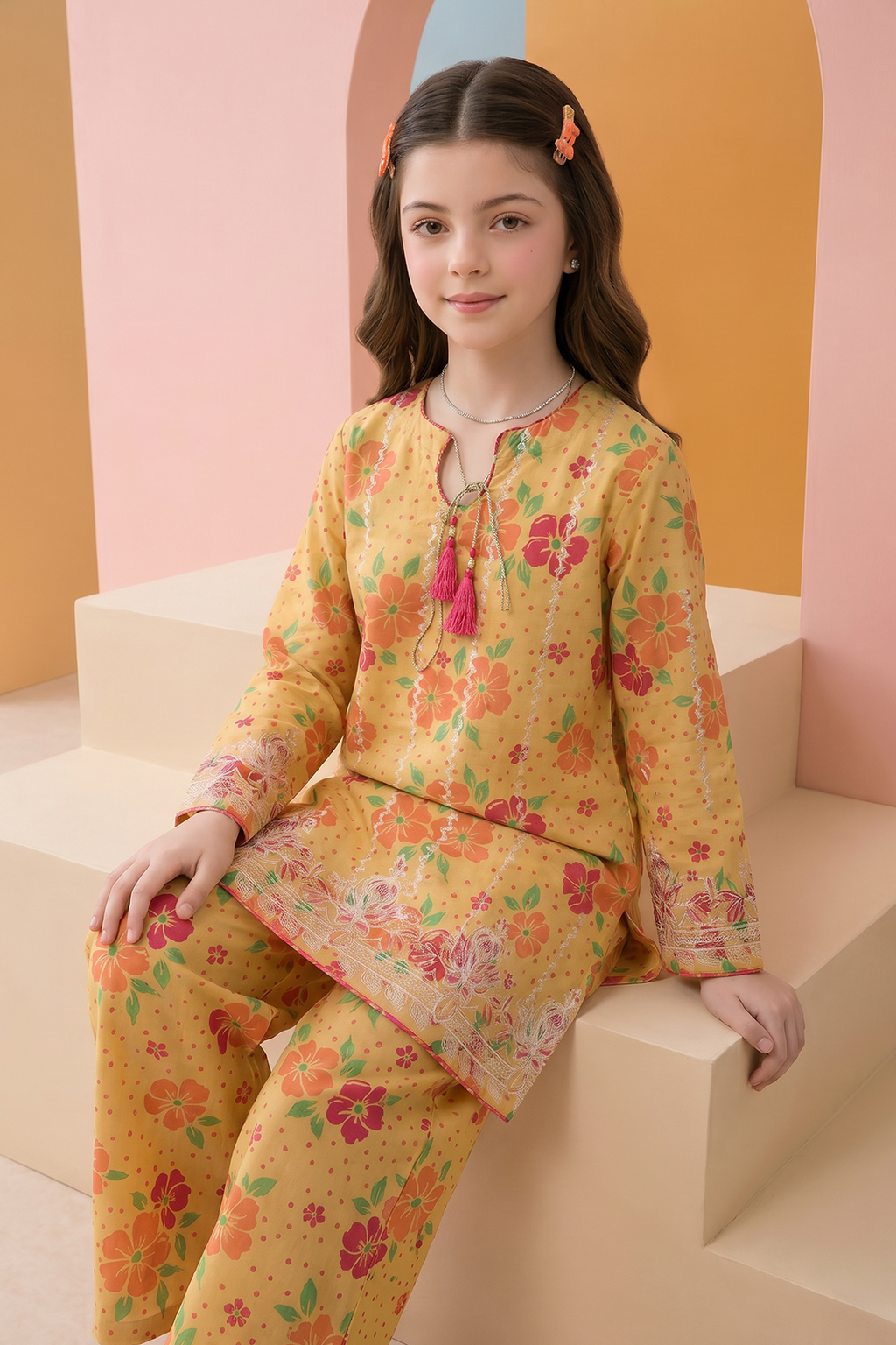 Kurta Dupatta Trouser - 3487