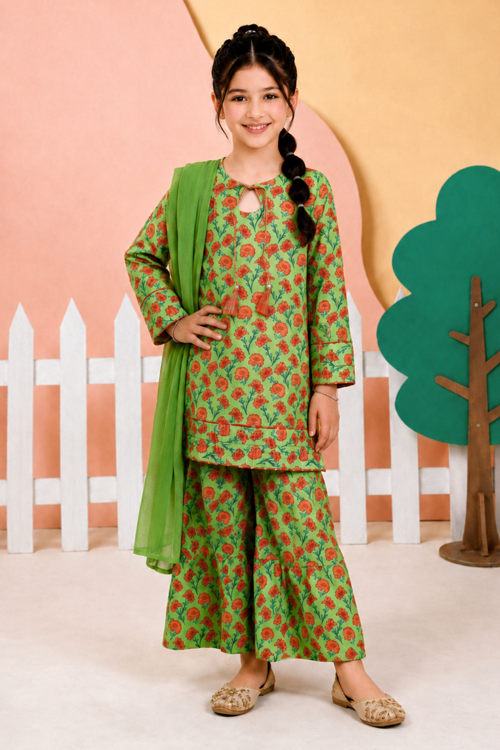 Kurta Dupatta Trouser - 3574